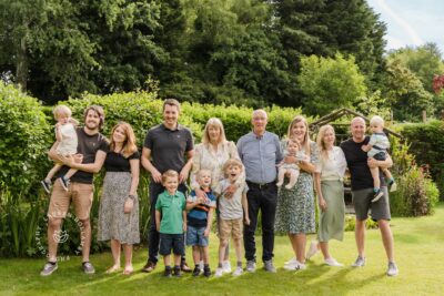 Family photo, Parbold photographer - reunion