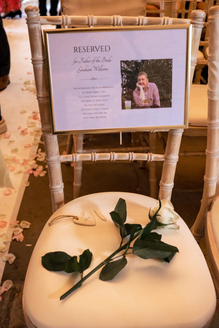 Ideas for remembering a loved one at your wedding
