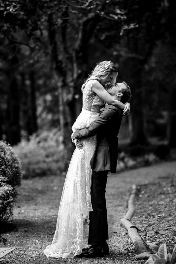 Fun wedding photography. Banff and Canmore, experienced Alberta wedding photographer.