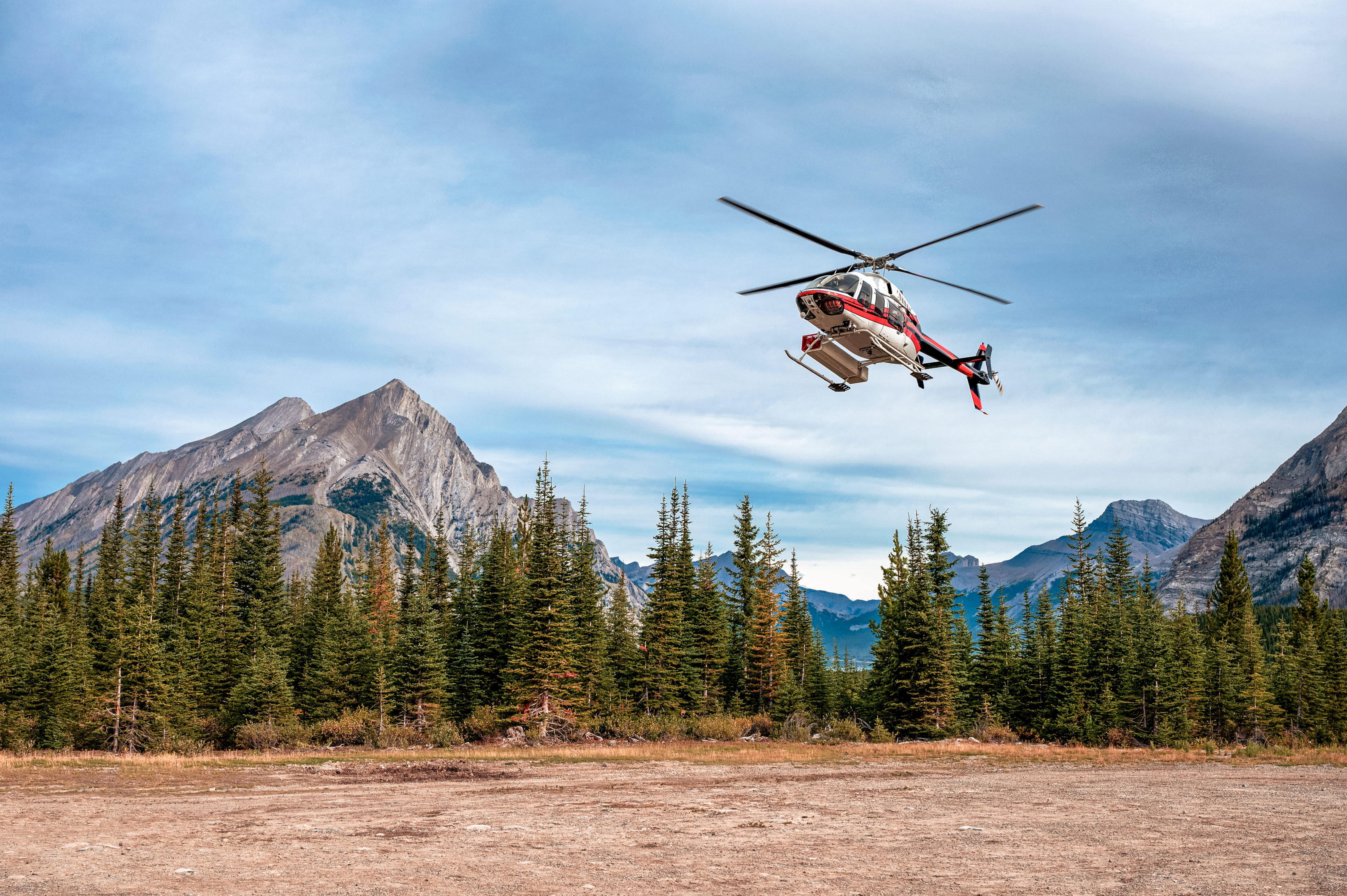 A helicopter elopement